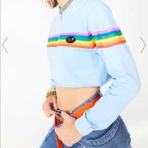 delia’s by dollskill rainbow shirt